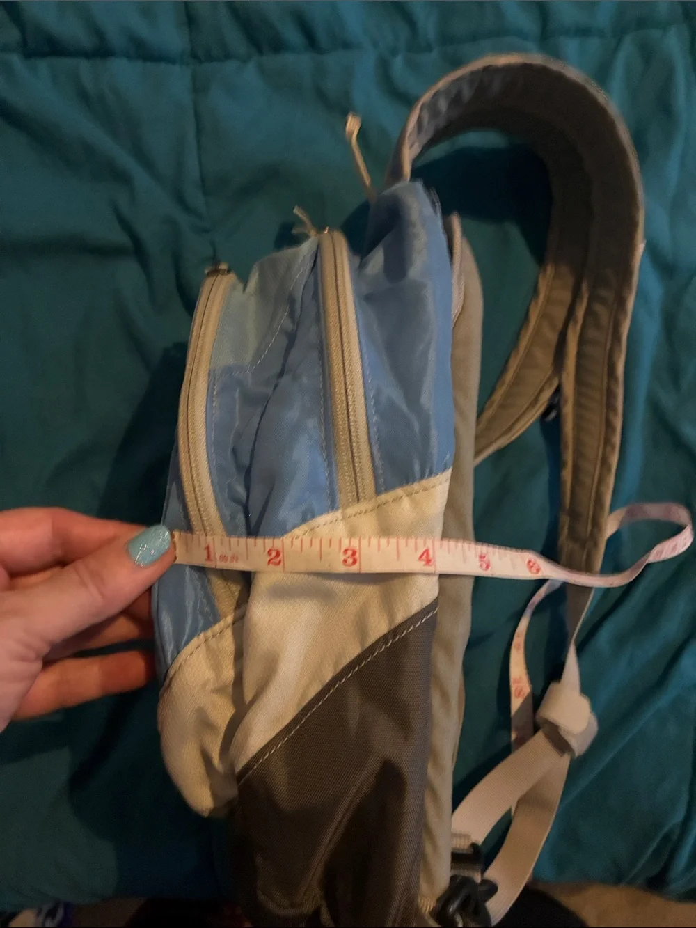 CamelBak Light Blue & Gray Women's Hydration Backpack (no bladder)